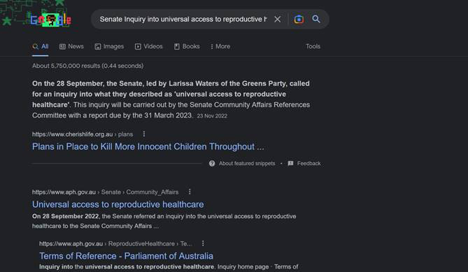 MR-google-image002 Google snippet frames abortion as 'killing innocent children'